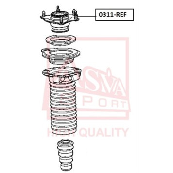 Подвеска, амортизатор <b>ASVA 0311REF</b>