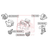 Опора двигателя <b>ASVA 0312RD1LHF</b>