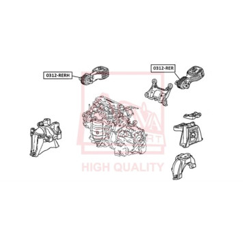 Опора двигателя <b>ASVA 0312RER</b>