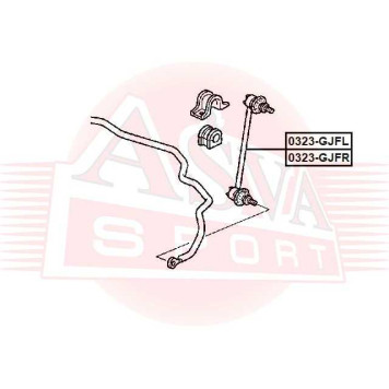 Тяга стабилизатора <b>ASVA 0323GJFR</b>