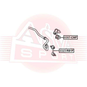 Тяга стабилизатора <b>ASVA 0323RB1F</b>