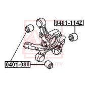 Сайлентблок, рычаг независимой подвески колеса <b>ASVA 0401114Z</b>