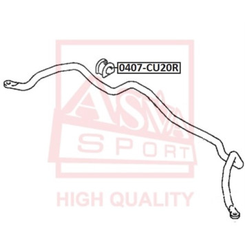 Втулка, стабилизатор <b>ASVA 0407CU20R</b>