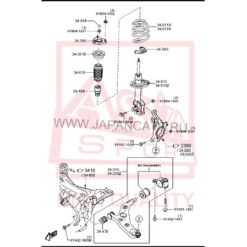 Опора шаровая <b>ASVA 0520KE</b>