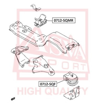 Опора двигателя <b>ASVA 0712SQF</b>