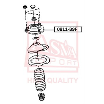 Подвеска, амортизатор <b>ASVA 0811B9F</b>