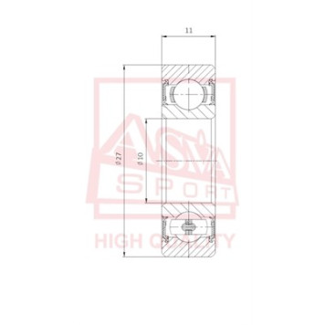 Подшипник универсальный <b>ASVA AB102711</b>
