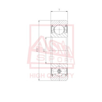 Подшипник универсальный <b>ASVA AB103009</b>