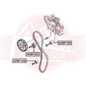 Ролик натяжной <b>ASVA ADBP008</b>