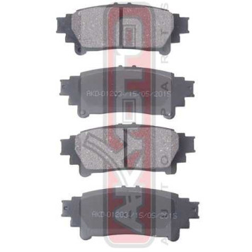 Колодки тормозные дисковые задние <b>ASVA AKD01203</b>-1