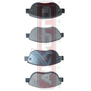 Клодки тормозные дисковые передние <b>ASVA AKD0187</b>-1