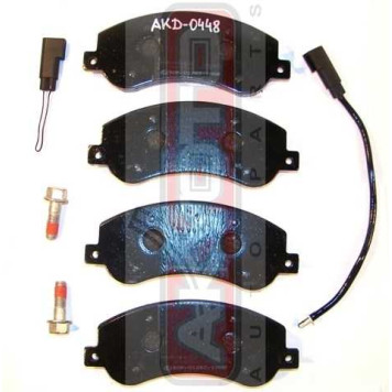 Колодки тормозные передние дисковые <b>ASVA AKD0448</b>-1