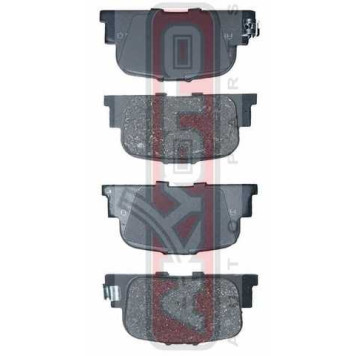 Колодки тормозные дисковые задние <b>ASVA AKD0510</b>-1