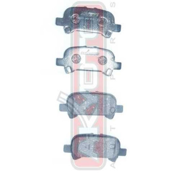 Колодки тормозные дисковые задние <b>ASVA AKD06030</b>-1