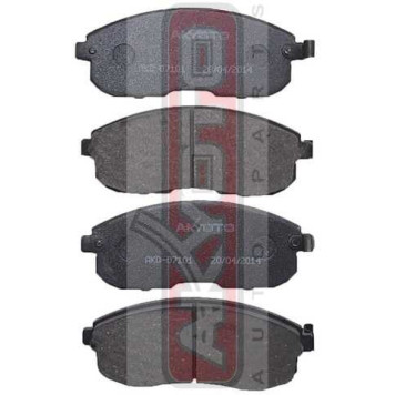 Колодки тормозные дисковые передние <b>ASVA AKD07101</b>-1