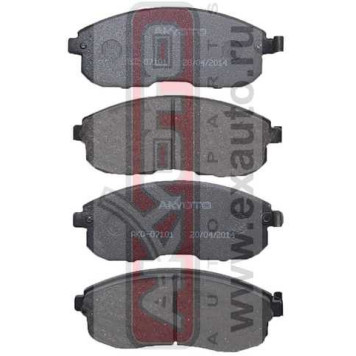 Колодки тормозные дисковые передние <b>ASVA AKD07101</b>