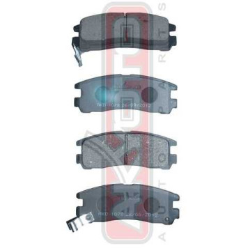 Колодки тормозные дисковые задние <b>ASVA AKD1078</b>-1