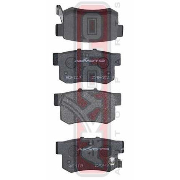 Колодки тормозные дисковые задние <b>ASVA AKD1119</b>-1