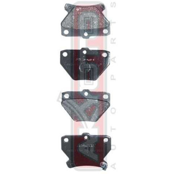 Колодки тормозные дисковые задние <b>ASVA AKD1134</b>-1