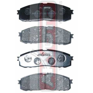 Колодки тормозные дисковые задние <b>ASVA AKD1147</b>-1