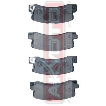 Колодки тормозные дисковые задние <b>ASVA AKD1180</b>-1
