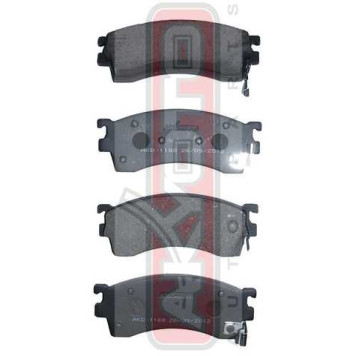 Колодки тормозные дисковые передние <b>ASVA AKD1188</b>-1