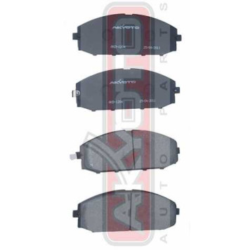 Колодки тормозные дисковые передние <b>ASVA AKD1204</b>-1