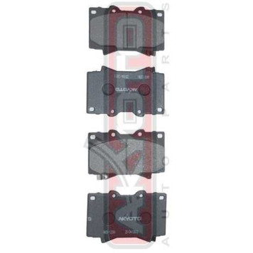 Колодки тормозные дисковые передние <b>ASVA AKD1206</b>-1