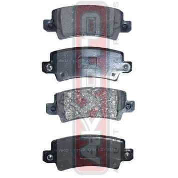 Колодки тормозные дисковые задние <b>ASVA AKD1259</b>-1