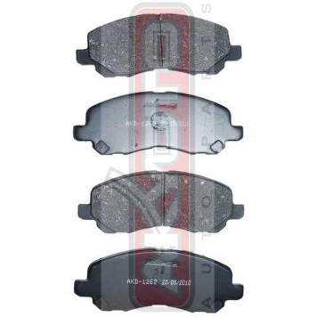 Колодки тормозные дисковые передние <b>ASVA AKD1262</b>-1