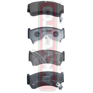 Колодки тормозные дисковые передние <b>ASVA AKD1289</b>-1