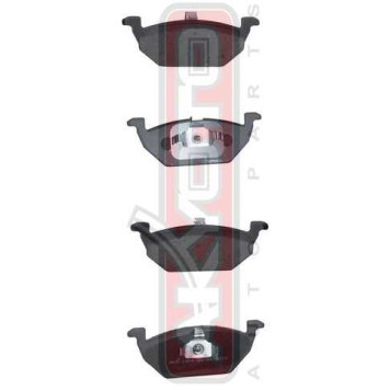 Колодки тормозные дисковые передние <b>ASVA AKD1304</b>-1