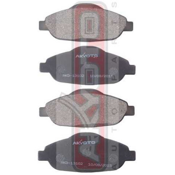 Колодки тормозные дисковые передние <b>ASVA AKD13102</b>-1