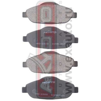 Колодки тормозные дисковые передние <b>ASVA AKD13102</b>