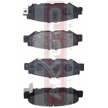 Колодки тормозные дисковые задние <b>ASVA AKD1345</b>-1