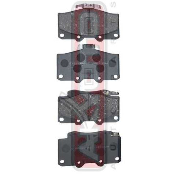 Колодки тормозные дисковые передние <b>ASVA AKD1387</b>-1