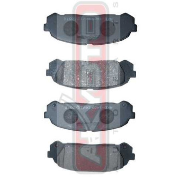 Колодки тормозные дисковые задние <b>ASVA AKD1409</b>-1
