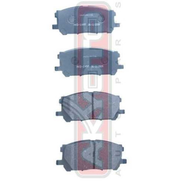Колодки тормозные дисковые передние <b>ASVA AKD1497</b>-1