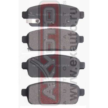 Колодки тормозные дисковые задние <b>ASVA AKD18201</b>