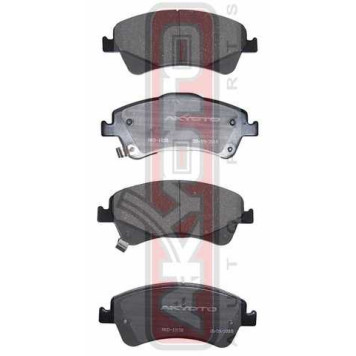 Колодки тормозные дисковые передние <b>ASVA AKD1837</b>-1