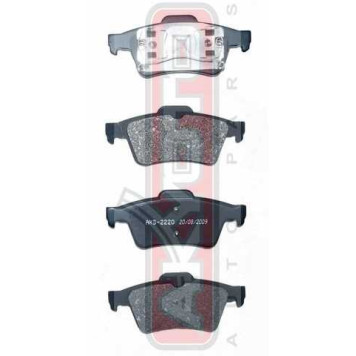 Колодки тормозные передние дисковые FOCUS 2004-,' <b>ASVA AKD2220</b>-1