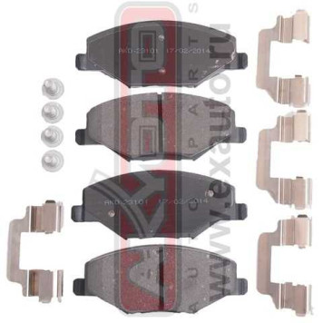 Колодки тормозные дисковые передние <b>ASVA AKD23101</b>-1