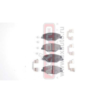 Колодки тормозные дисковые передние <b>ASVA AKD23101</b>