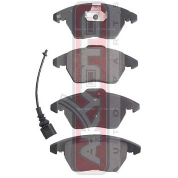 Колодки тормозные дисковые передние <b>ASVA AKD23105</b>-1