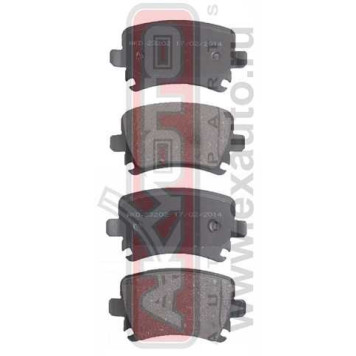 Колодки тормозные дисковые задние <b>ASVA AKD23202</b>-1