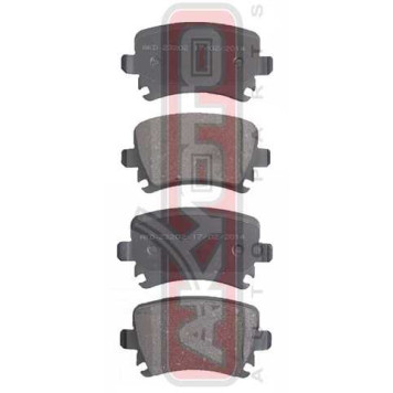 Колодки тормозные дисковые задние <b>ASVA AKD23202</b>-2