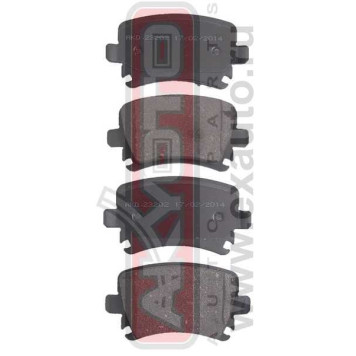 Колодки тормозные дисковые задние <b>ASVA AKD23202</b>
