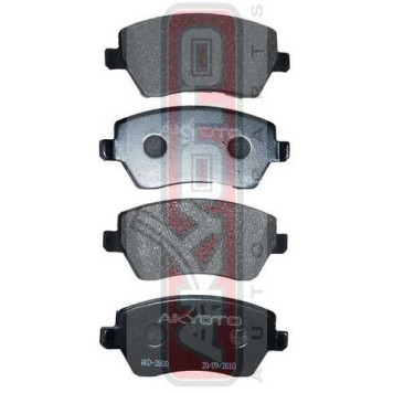 Колодки тормозные дисковые передние <b>ASVA AKD2800</b>-1