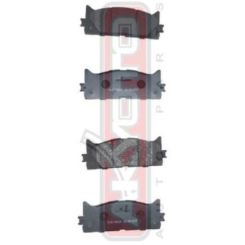 Колодки тормозные дисковые передние <b>ASVA AKD562H</b>-1