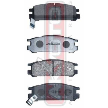 Колодки тормозные дисковые задние <b>ASVA AKD7249</b>-1